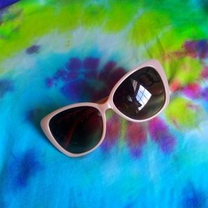 Baby Pink & Rhinestone Glasses